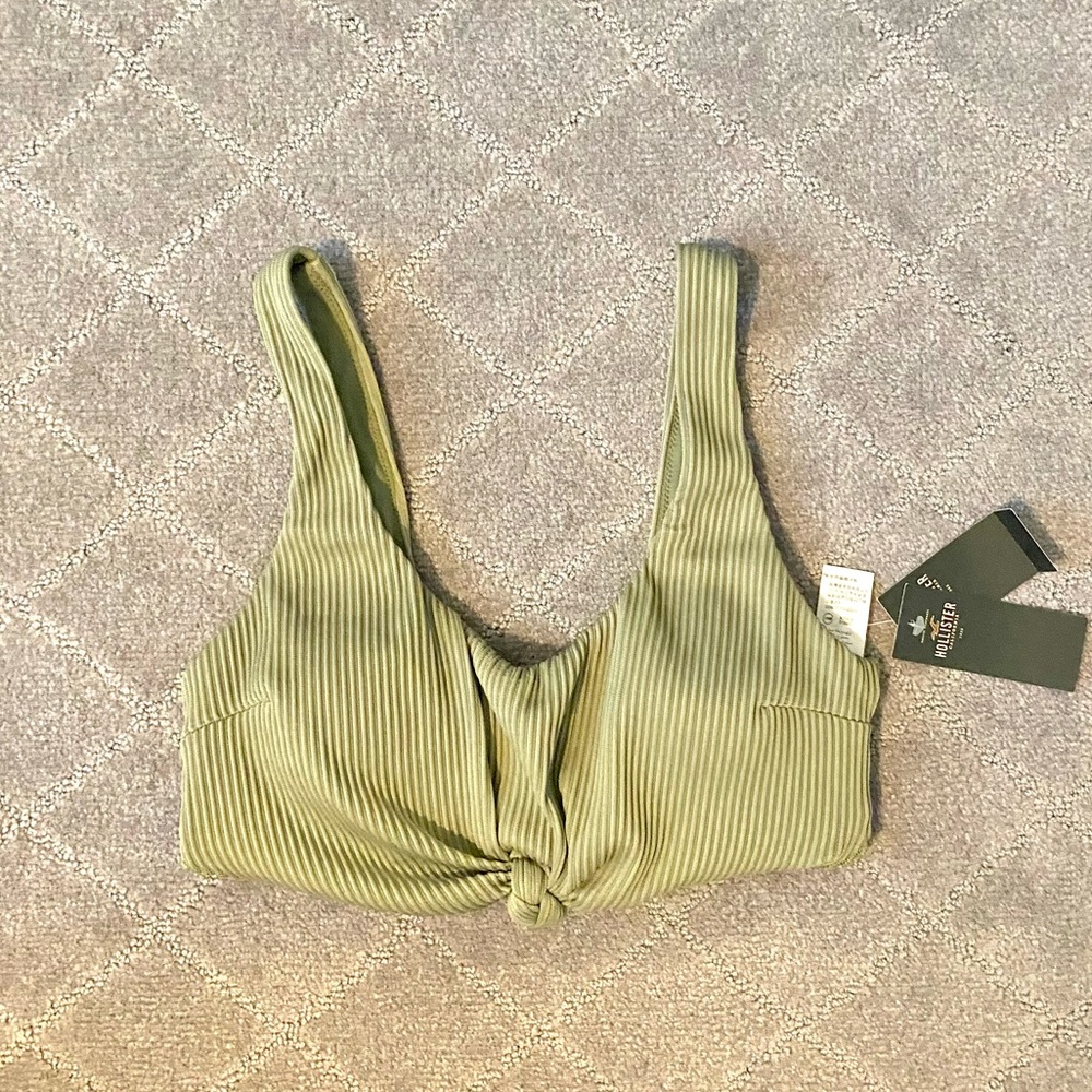 NWT Olive Green Bathing Suit Top from Hollister